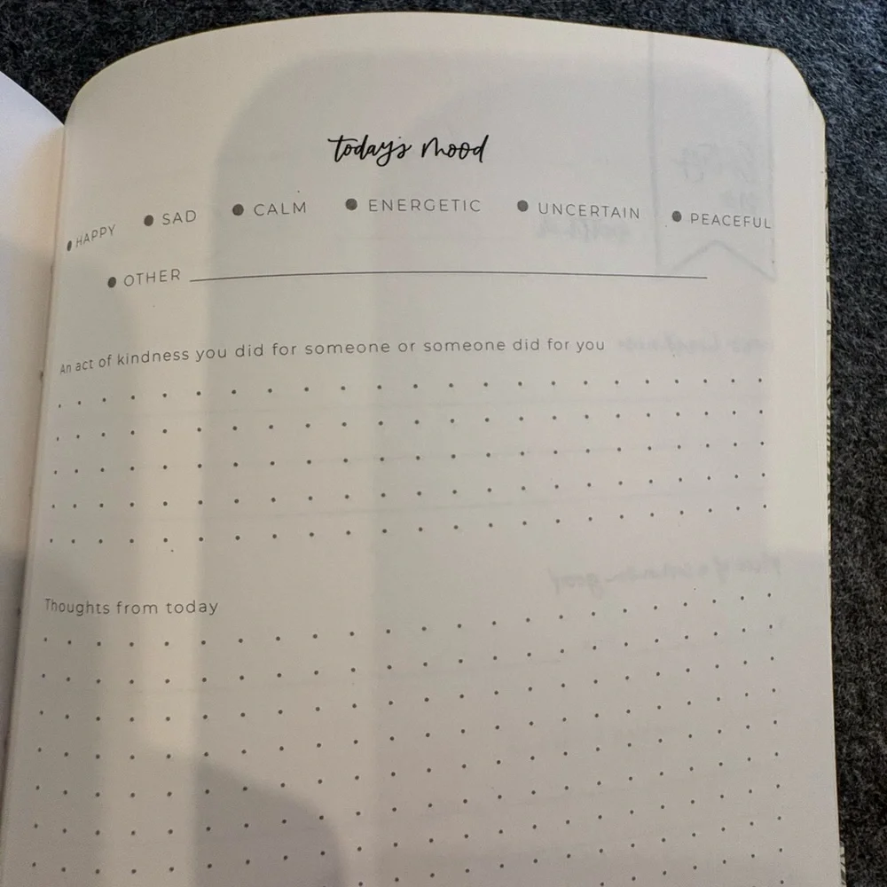 Orange Daily Log Journal